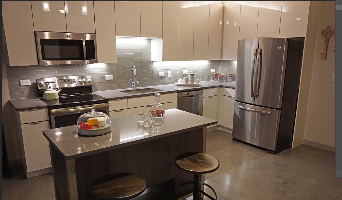 Modern Luxury Kitchen Clssics a new modern kitchen in an apartment building in new jersey that was designed and