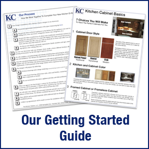 A picture link to our getting started on your new kitchen downloads