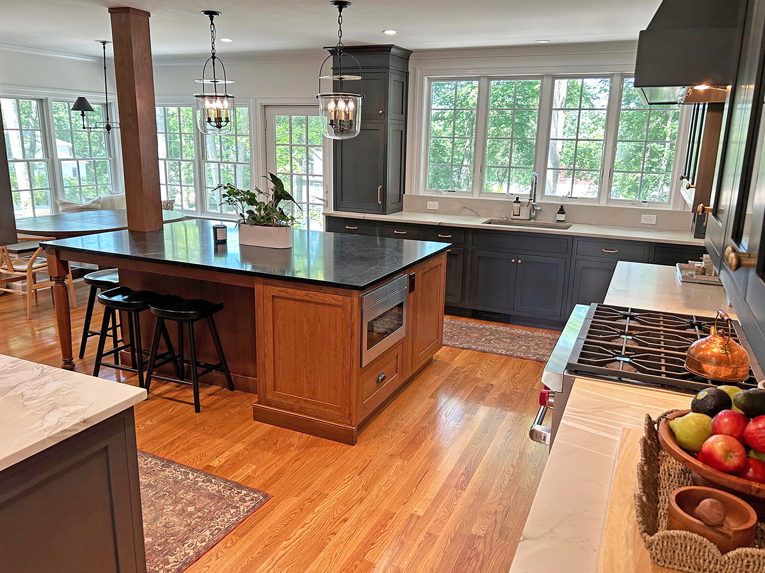 A complete kitchen remodel in Chatham NJ with multiple pictures